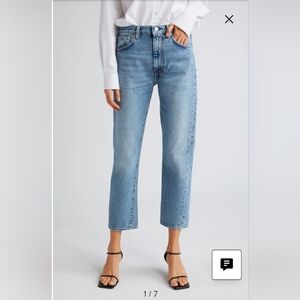 Toteme Size 26 Light Blue Denim Straight Jeans